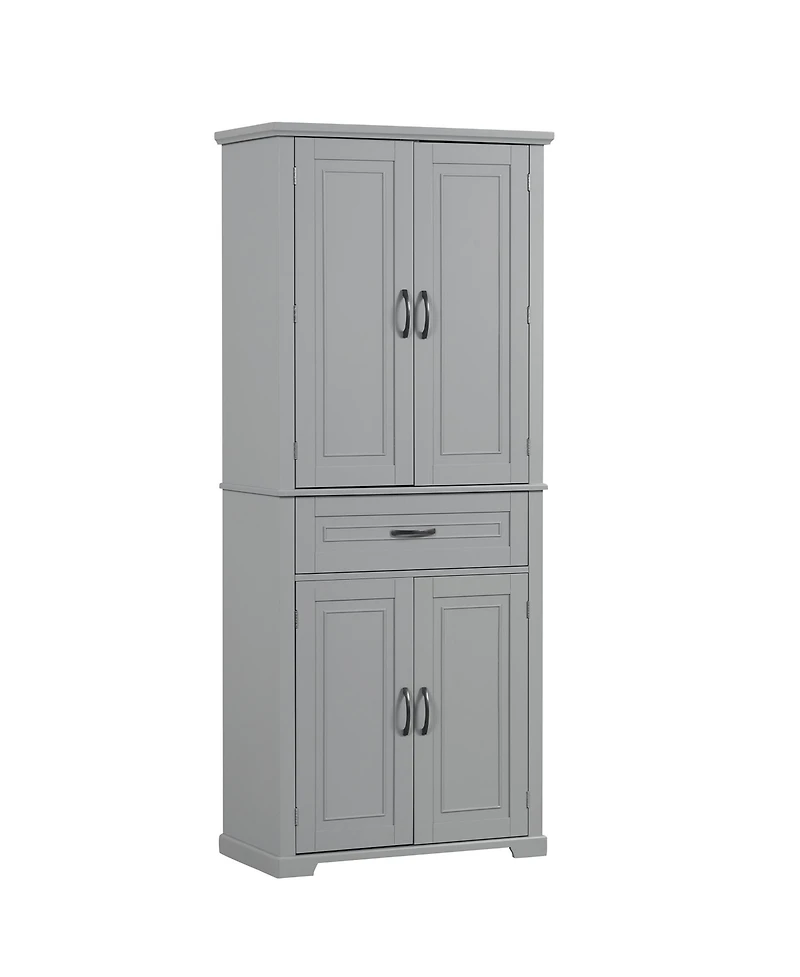 Casainc Bathroom Storage Cabinet with Doors and Drawer, Multiple Spaces, Adjustable Shelf