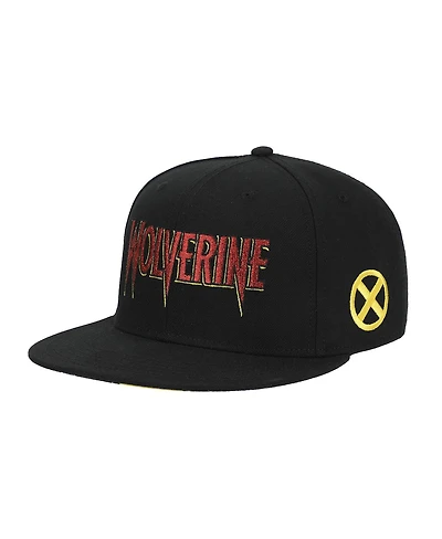 Marvel Wolverine Embroidered Slashed Title Baseball Hat (58cm)