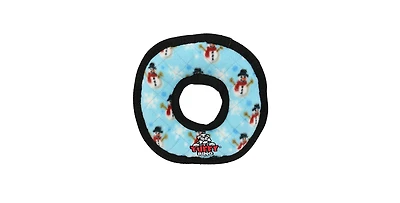 Tuffy Holiday Medium Ring Snowman, Dog Toy