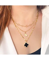 The Lovery Gold Mirror Chain Necklace 14K Gold