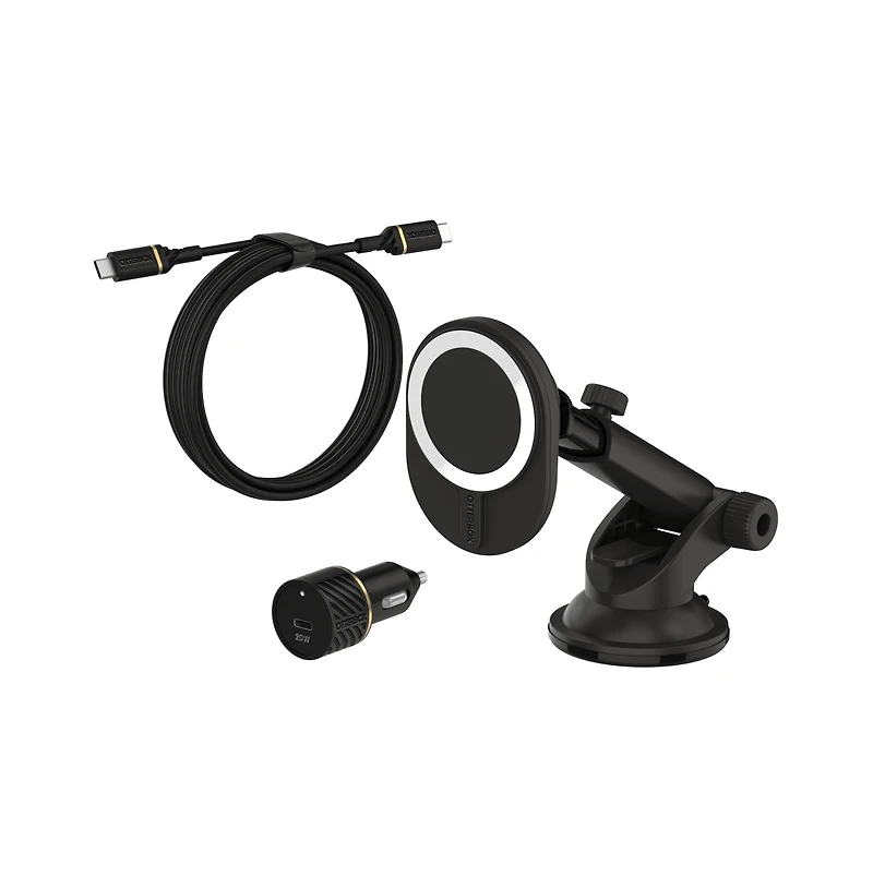 OtterBox Wireless Charger Dash / Windshield Mount for MagSafe-Black
