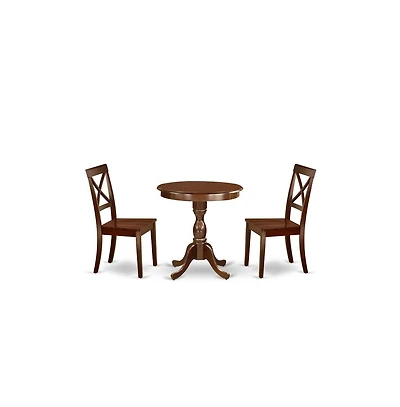 East West Furniture 3-Pc Modern Dining Set
