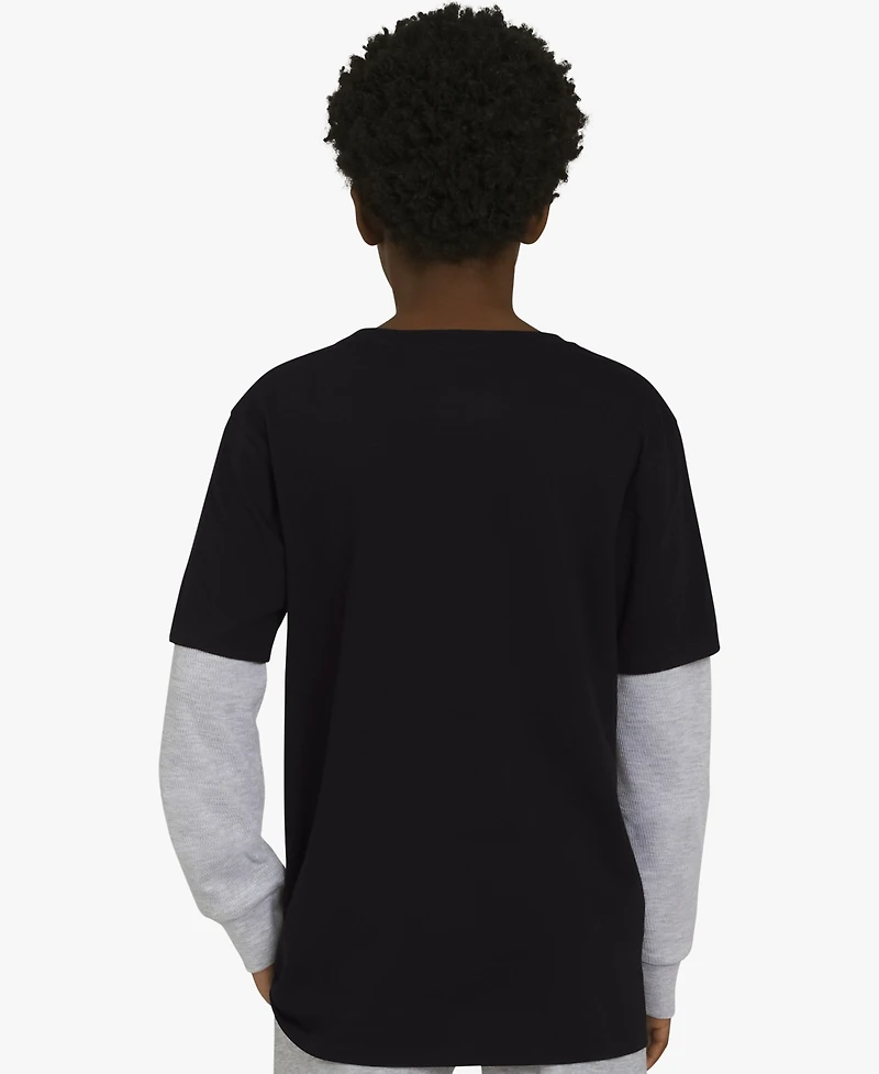 Champion Big Boys Layered-Look Graphic T-Shirt