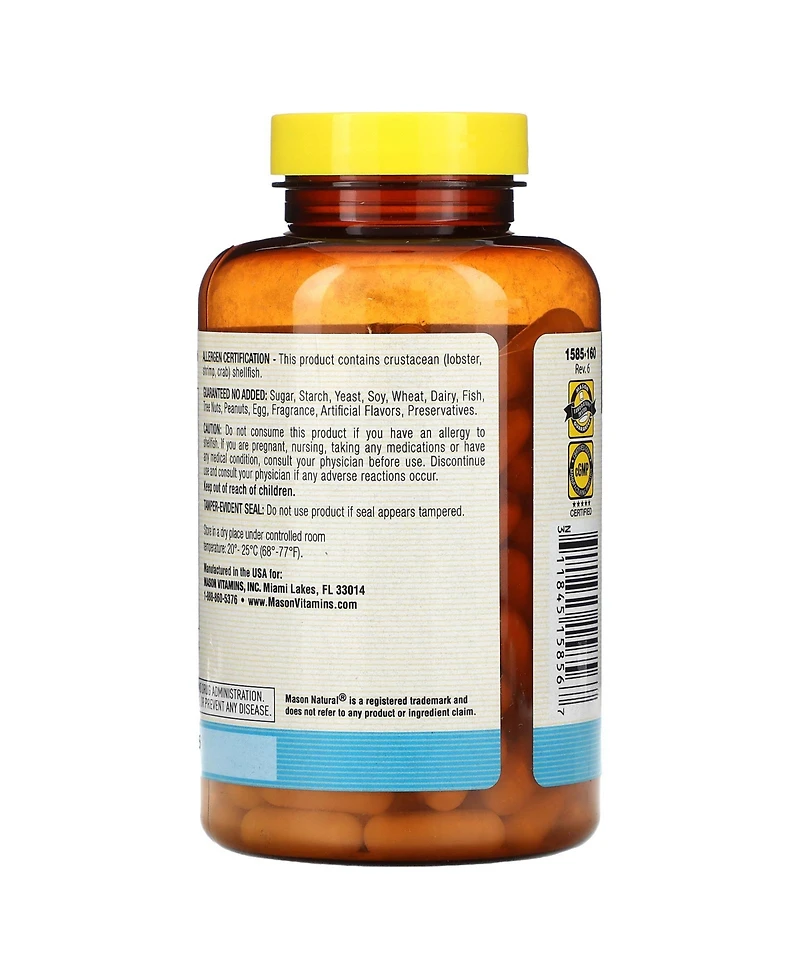 Mason Natural Glucosamine Chondroitin Plus Vitamin D3