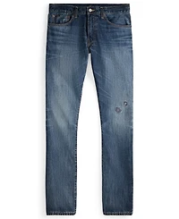 Polo Ralph Lauren Men's Varick Slim Straight Distressed Jeans