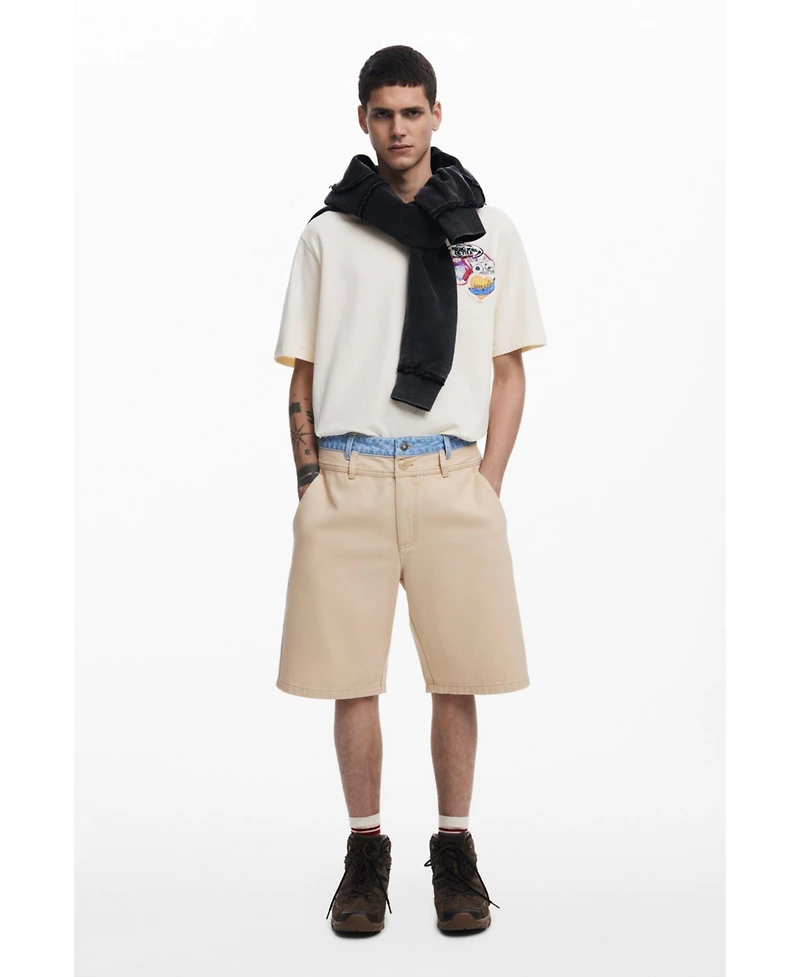 Desigual Men's Double-waist Bermuda shorts