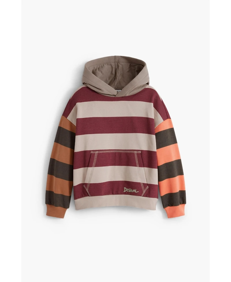 Desigual Boys's Sweatshirt with combined stripes