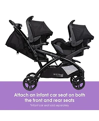 Baby Trend Sit N' Stand Double 2.0 Stroller - Madrid Black