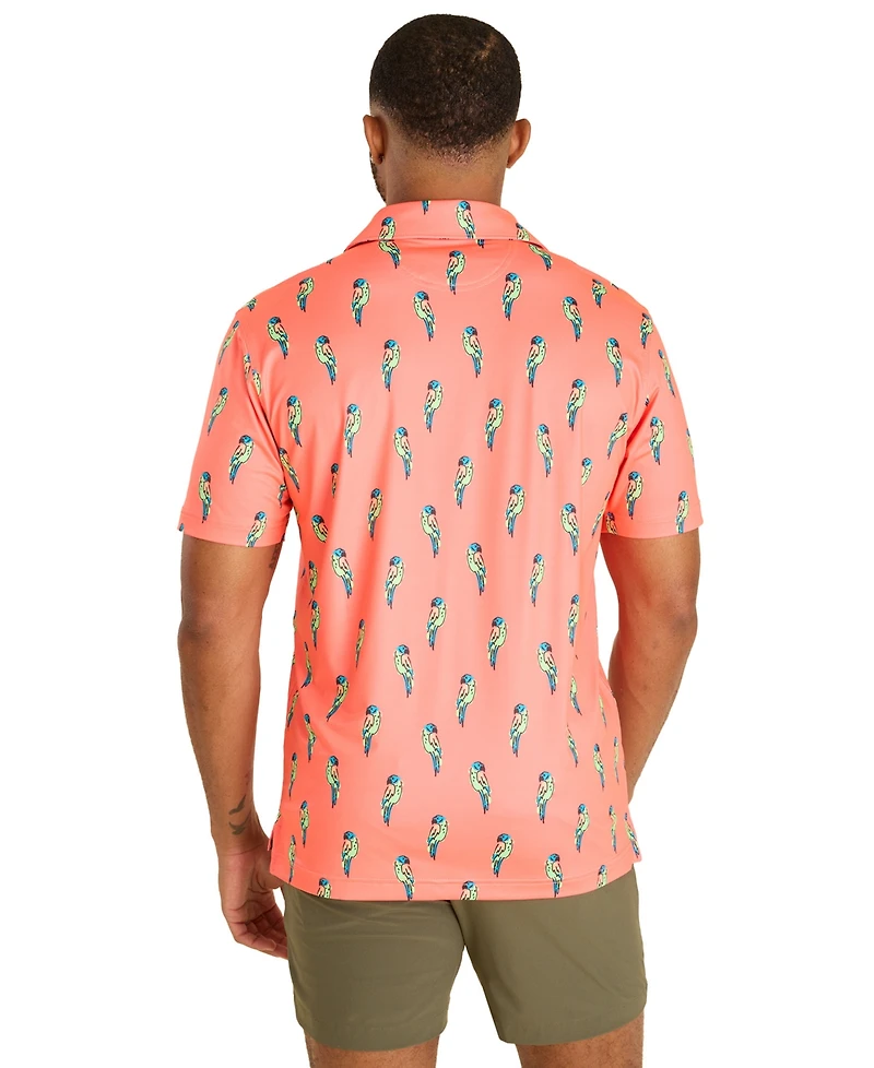 Chubbies Men's The Talk Of Tropics Performance Polo Shirt