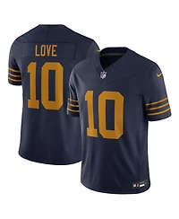 Nike Men's Jordan Love Navy Green Bay Packers The 1923 Classic Vapor F.u.s.e. Limited Jersey