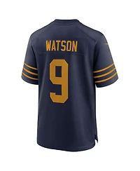 Nike Men's Christian Watson Navy Green Bay Packers The 1923 Classic Game Jersey
