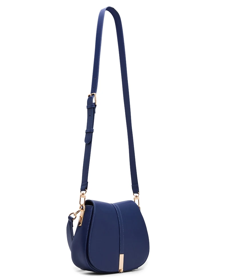 Anne Klein Convertible Strap Small Saddle Bag