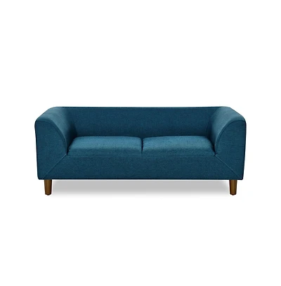 Aostirmotor Blue Pet Sofa with Backrest and Armrests Suitable for Small and Medium dogs