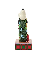Jim Shore Snoopy Sleeping on Led Wreath Figurine