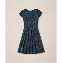 Pact Fit & Flare Crossover Dress