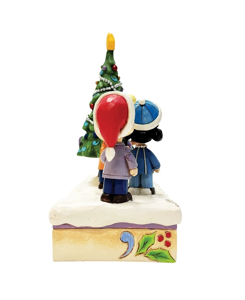 Jim Shore Peanuts Gang Decorating Tree Figurine