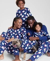 Holiday Lane Men's Big & Tall Santas Cotton Pajama Set, Macy's Exclusive