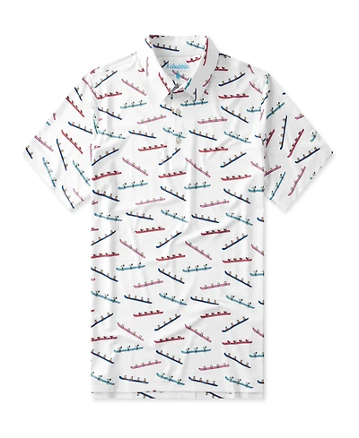 Chubbies Men's The Blue Bird Shot Ski Day Performance Polo Shirt