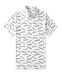 Chubbies Men's The Blue Bird Shot Ski Day Performance Polo Shirt