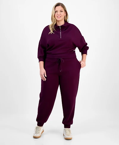 And Now This Trendy Plus Cozy Scuba Drawstring Jogger Pants, Macy's Exclusive