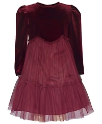 Bonnie Jean Little and Toddler Girls Velvet Ballerina Dress