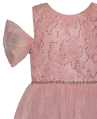 Bonnie Jean Little and Toddler Girls Cold Shoulder Ballerina Party Dress