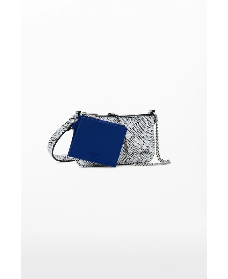 Desigual Women's Large 2-in-1 snake wallet