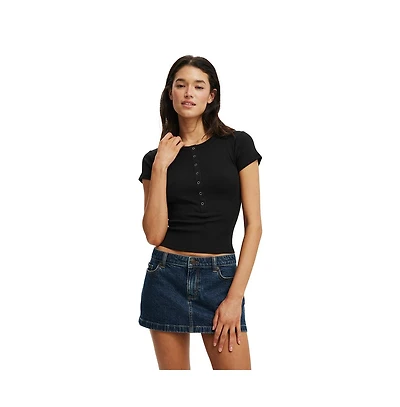 Cotton On Women's Christy Henley Tee