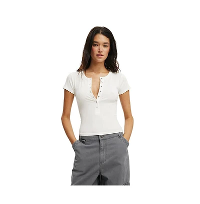 Cotton On Women's Christy Henley Tee