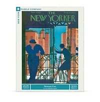 New York Puzzle Company Between Cars 500 Piece Puzzle