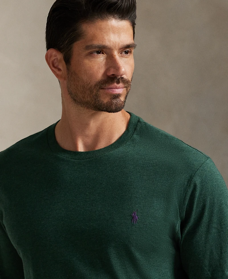Polo Ralph Lauren Men's Big & Tall Classic-Fit Jersey Long-Sleeve T-Shirt