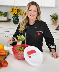 Cat Cora Cutlery-Pro 4.7-Quart Quickspin Salad Spinner