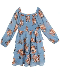 Rare Editions Big Girls 2-Piece Chiffon Bow and Dress Set