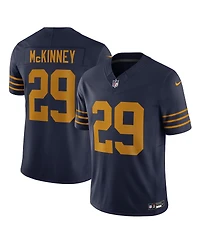 Nike Men's Xavier McKinney Navy Green Bay Packers The 1923 Classic Vapor F.u.s.e. Limited Jersey