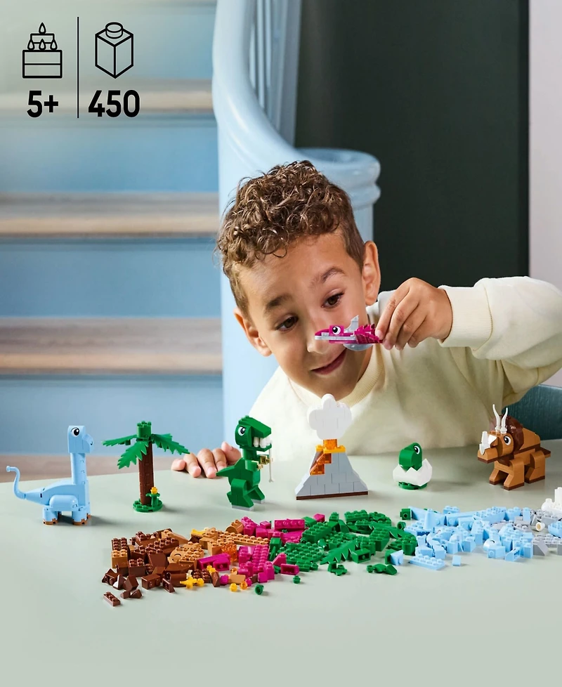 Lego Classic Creative Dinosaurs Building Toy 11041, 450 Pieces