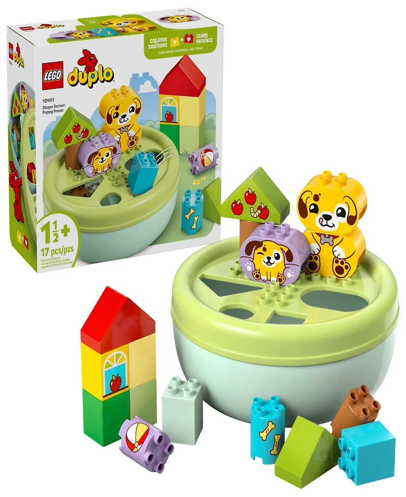 Lego Duplo Shape Sorter: Puppy House 10441 Toy Building Set, 17 Pieces