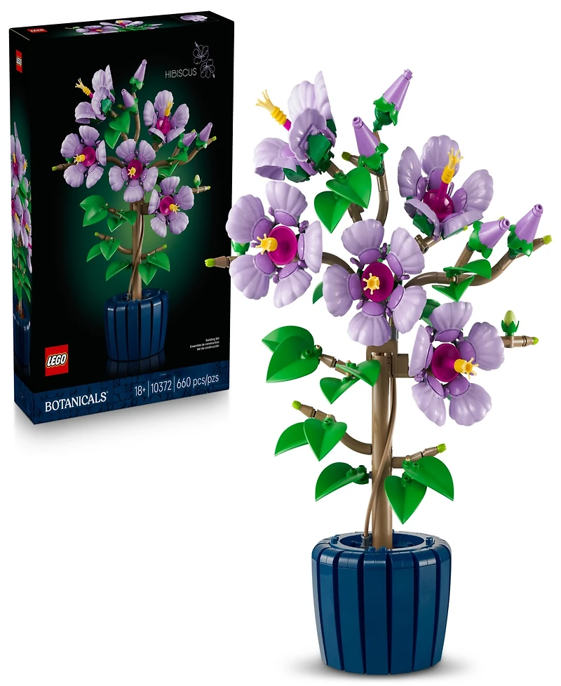 Lego Botanicals Hibiscus Flower Building Set 10372, 660 Pieces