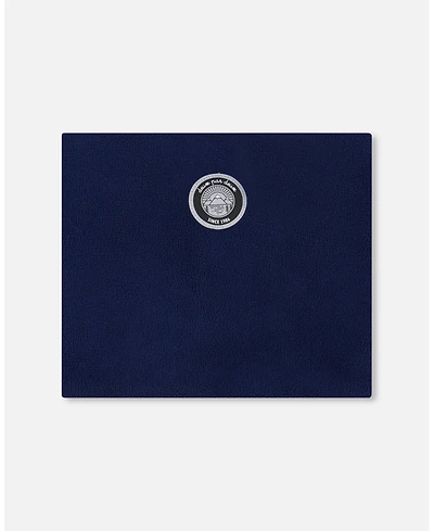 Deux par Kids Unisex Polar Fleece Neckwarmer Navy Blue - Toddler|Child