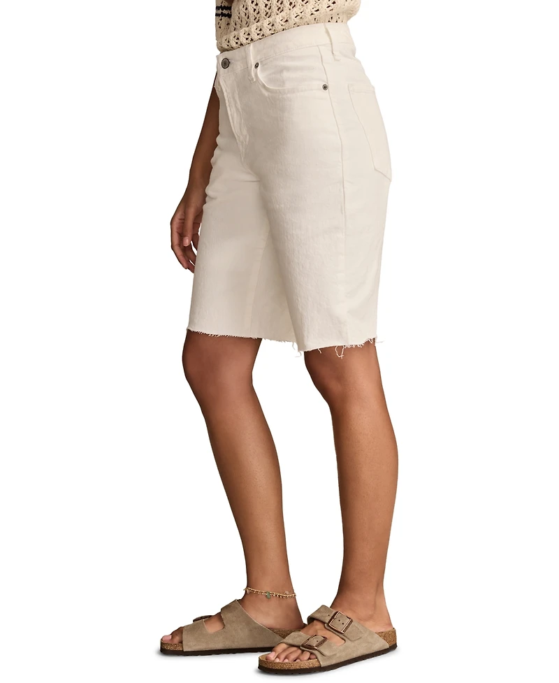 Lucky Brand Women's Loose High-Rise Bermuda Shorts