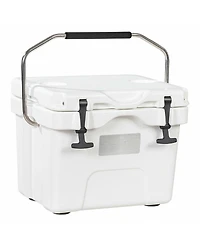 Akiudex Heavy-Duty Portable Cooler with Handle and Cup Holders