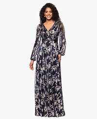 Betsy & Adam Petite Embellished A-line Dress