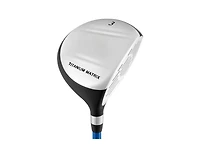 38 Inch 165CC Junior #3 Fairway Wood Golf Club with Fiberglass Shaft for Kids 11-14 - Blue