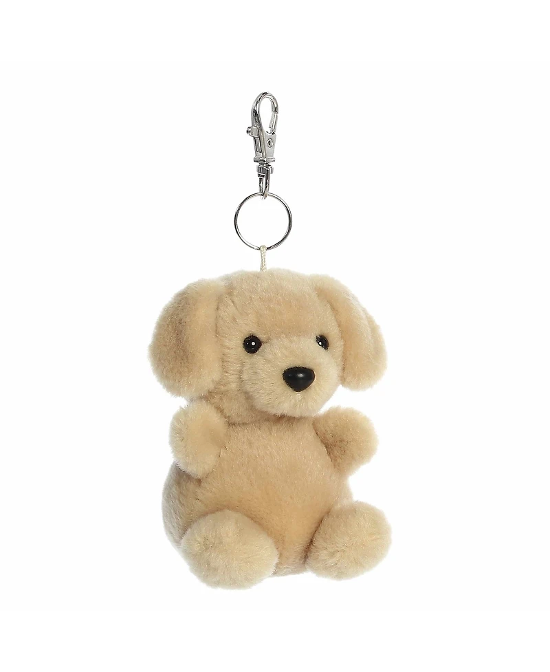 Aurora Mini Sunny Lab Palm Pals Adorable Clip-On Brown 4"