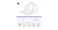 Multijoy Baseball Dad Hat Women Men Blank Washed Low Profile Cotton and Denim Upf 50+ Running Golf Cap