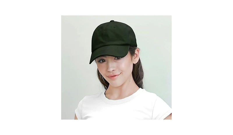 Multijoy Baseball Dad Hat Women Men Blank Washed Low Profile Cotton and Denim Upf 50+ Running Golf Cap
