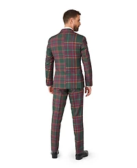 OppoSuits Men's Shiny Star Suit - Christmas & Nye Party Outfit Black