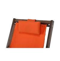 Jiallo Canvas Sling Chair With Cup And Wine Holder