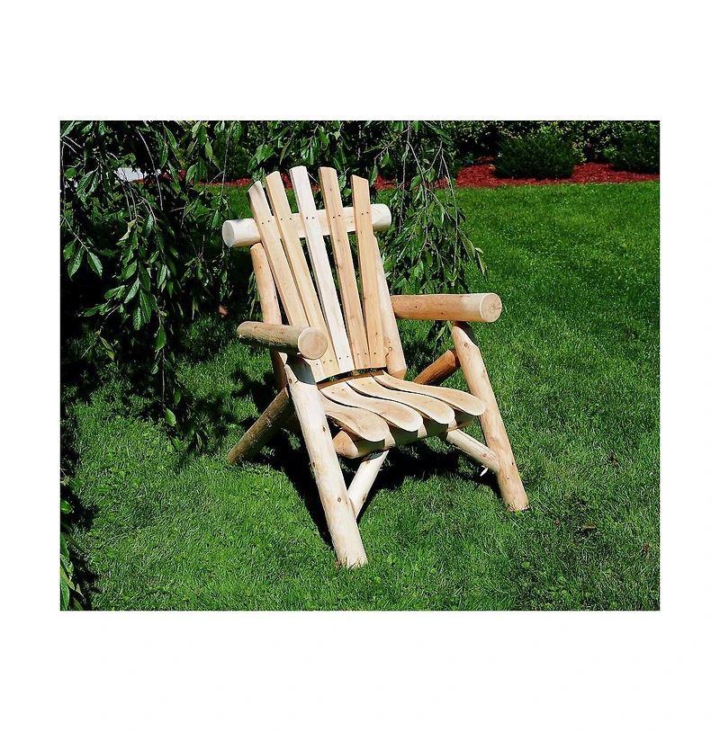 Contoured Comfort Cedar Log Lounge Chair