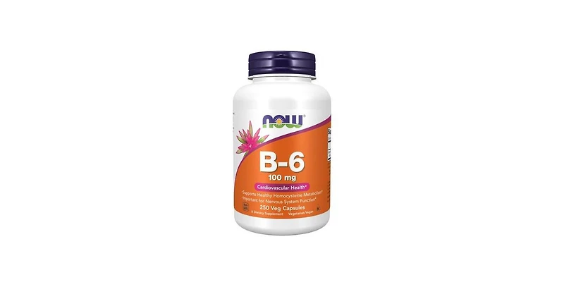 Now Foods B-6 ,100 mg ,250 Caps