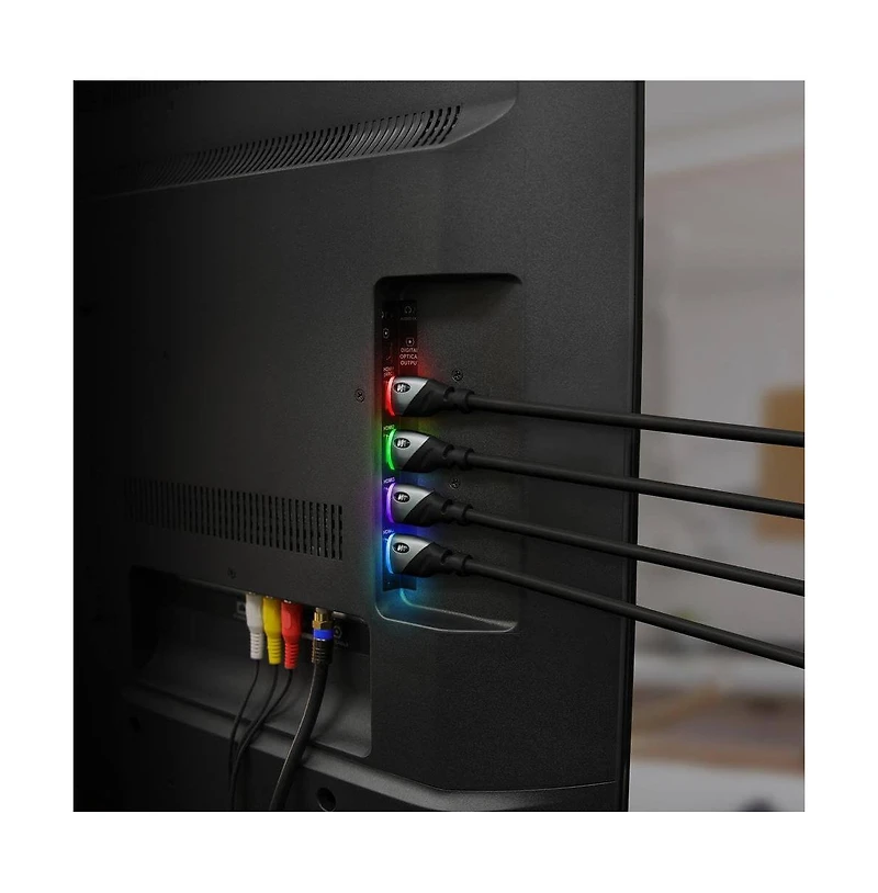 Monster Cable Purple Led 6FT Hdmi Cable